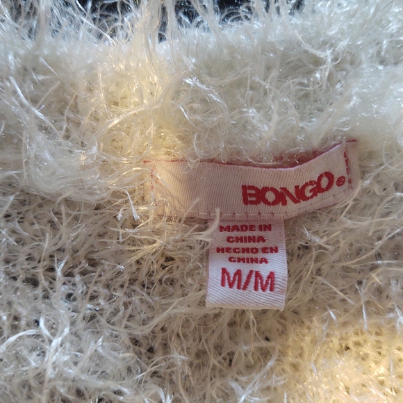 Sweater midi fluffy white Bongo Size M - Picture 6 of 6